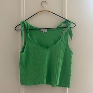 Wray Neon Green Tie Tank